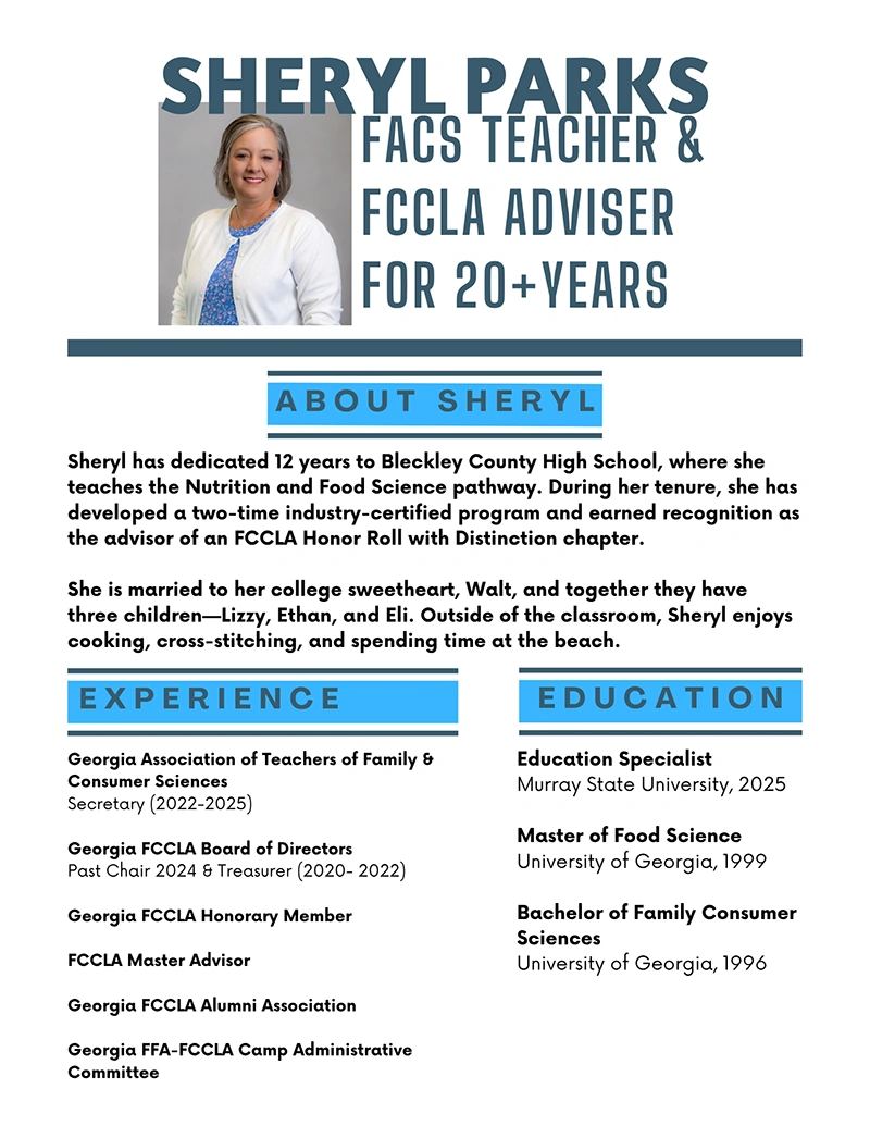 Sheryl Parks Resume